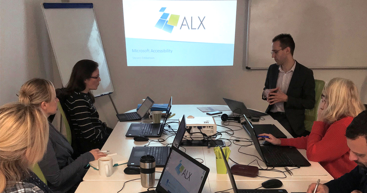 Everyone at ALX Training attended our new Microsoft Accessibility course last week to learn how we can all use the latest Accessibility tools to make our training and working environment as inclusive as possible.” 
 
Find out how you can join this course: bddy.me/35TtllQ