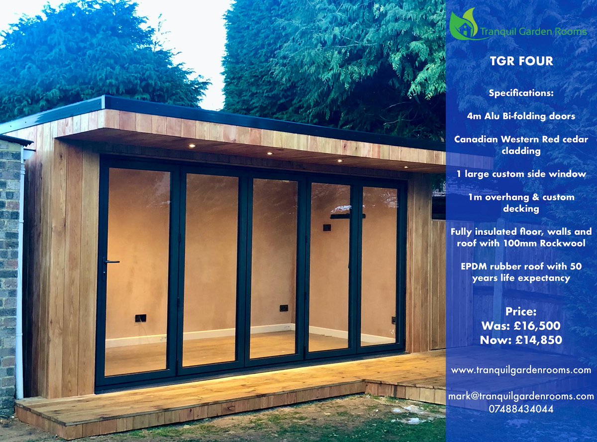 Tranquilgardenrooms The Tranquil Garden Room 4 Or Tgr 4 Check Us Out For Awesome And Affordable Garden Rooms Note 10 Off If You Book Within January Gardenroom Checkusout