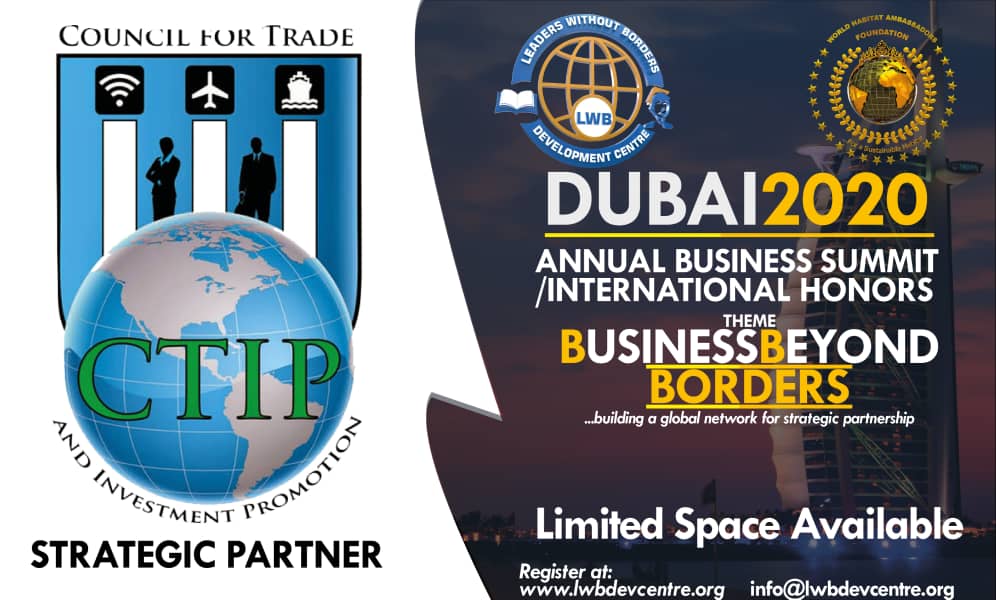 lwbdevcentre's tweet photo. Joining the league of *Strategic Partners* is the:

*Council for Trade and Investment Promotions* (CTIP) is an International Trade &amp; Investment Organization, principally focused in promoting trade &amp; investments.
Register to attend: https://t.co/LqygZqDsxR https://t.co/gWw0It300a