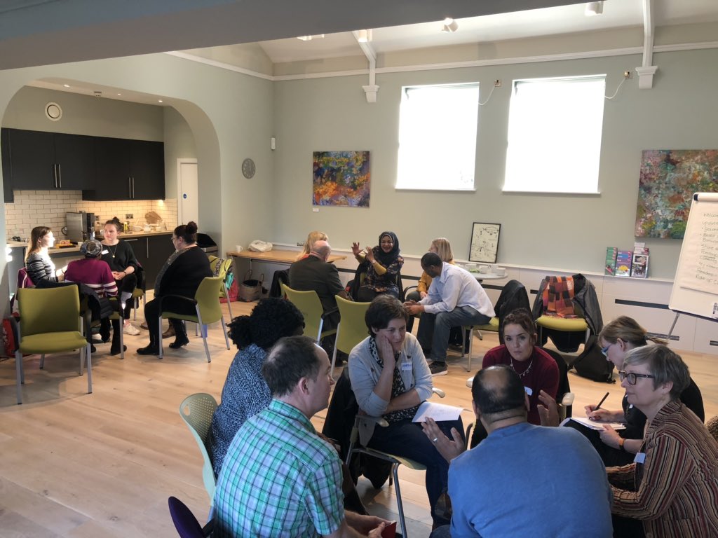 CommDevBristol's tweet photo. Sharing experiences with community builders from Gloucestershire and Barnwood Trust today - awesome conversations #abcd #comdevbris #barnwoodtrust https://t.co/cWHxIHhu23
