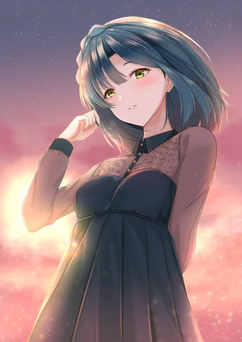 夕日と・・・ 
