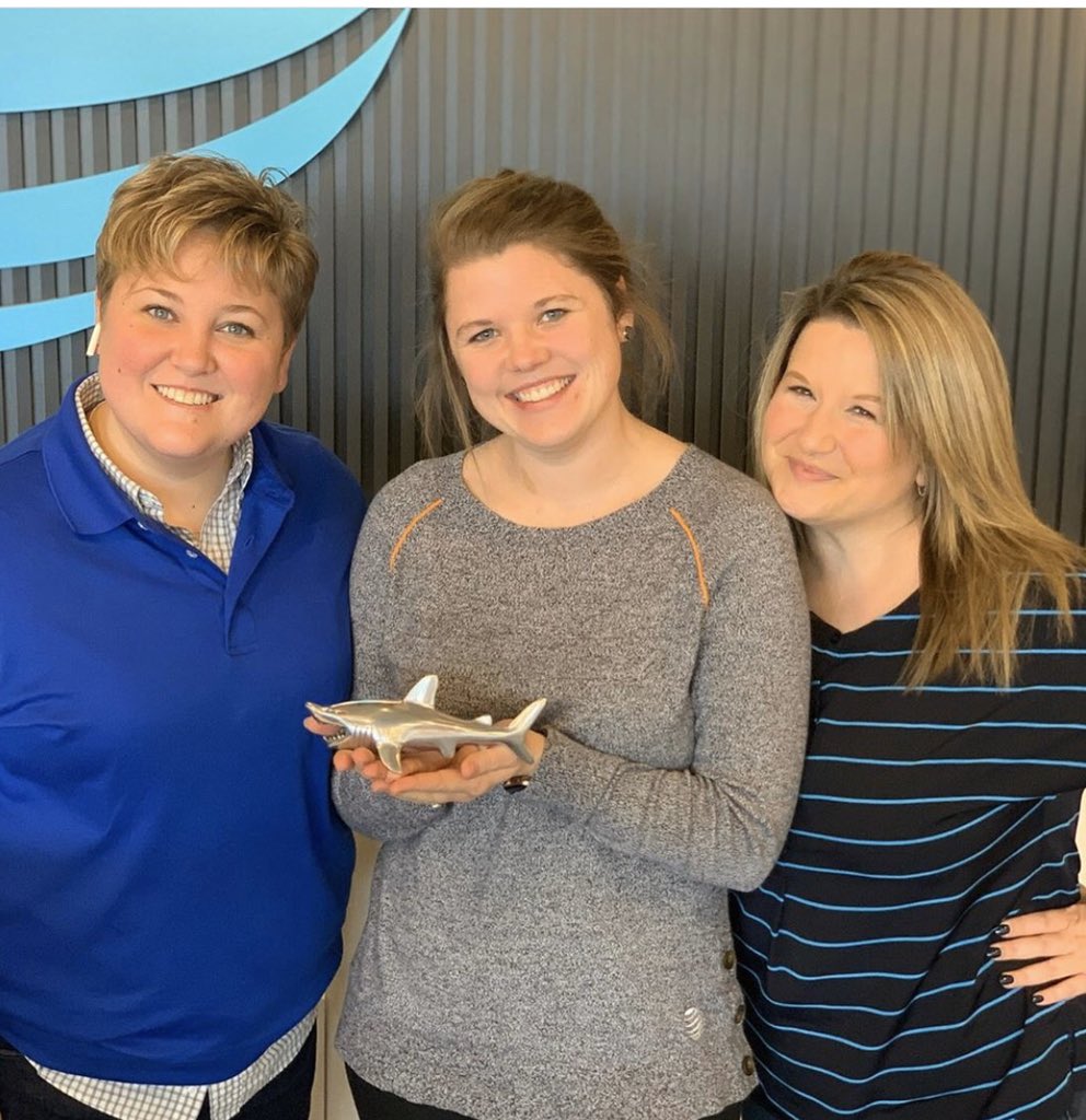 smallbizepp's tweet photo. This team rocked CRU in December!  Not only did they bring home The golden llama for highest attainment but Amanda also sold the most CRU in the market and won the CRU shark!!! Proud of you guys!! 💪💪 #lindathellama @Amy__Smith1 @ATTaKKpack @cbs4real @costelloatt https://t.co/AtPNESBu6i