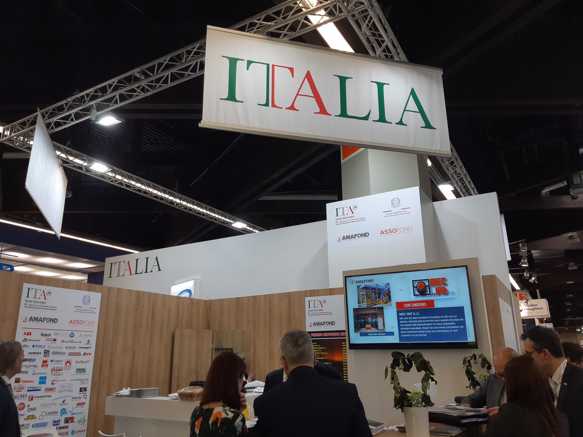 Assofond's tweet photo. In questi giorni siamo a #Norimberga con agenzia #ICE e #Amafond per supportare le nostre #associate che partecipano a #Euroguss, la più importante fiera al mondo per le #fonderie di #metalli non ferrosi. 
#Assofond ancora in prima linea #perlefonderie https://t.co/iDxIEzzoDs