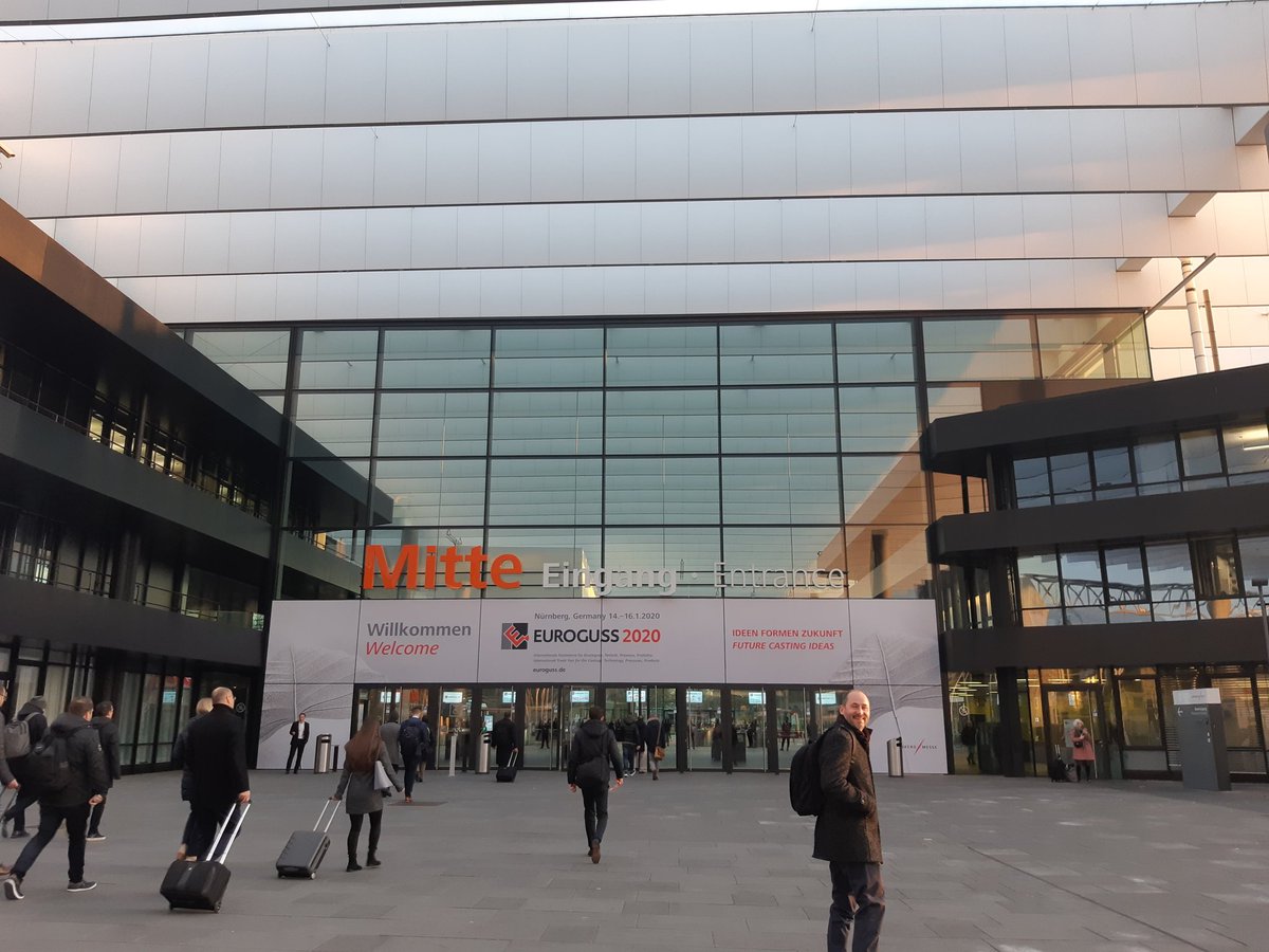 Assofond's tweet photo. In questi giorni siamo a #Norimberga con agenzia #ICE e #Amafond per supportare le nostre #associate che partecipano a #Euroguss, la più importante fiera al mondo per le #fonderie di #metalli non ferrosi. 
#Assofond ancora in prima linea #perlefonderie https://t.co/iDxIEzzoDs
