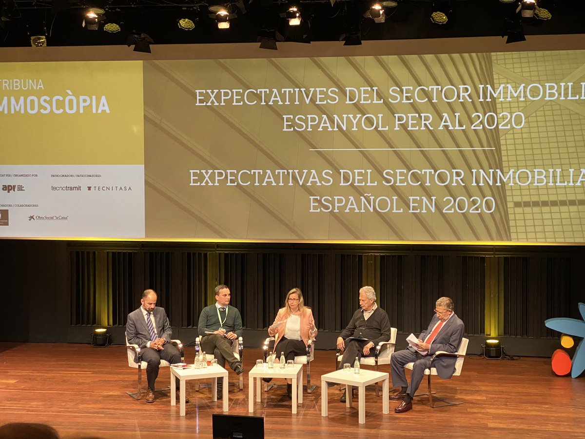 AriBelver's tweet image. ¿Cuáles son las Expectativas del #realestate español en #2020? Hoy en @_immoscopia nos lo cuentan. @alfredodam, @guifre77, Toni Solanas y Jordi Mateo nos hablan de #sostenibilidad, #proptech, #bigdata en residencial de 2mano. #alquiler