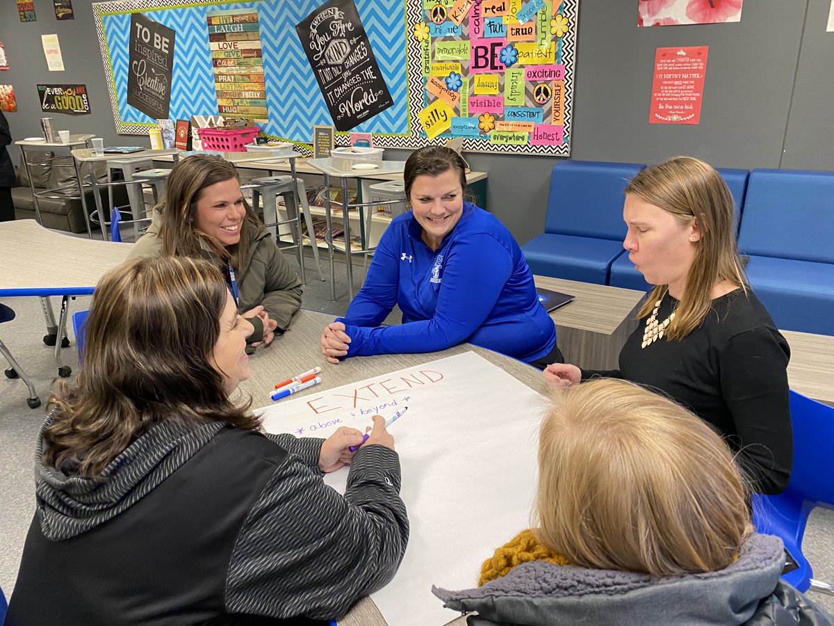 MissField5's tweet photo. Such a great way to end our day with Connect Collaboration Work Time!  The dedication of these @BBEschools facilitators is just amazing!  #growthmindset #commonlanguage #learnercentered https://t.co/4jwetcY9f4