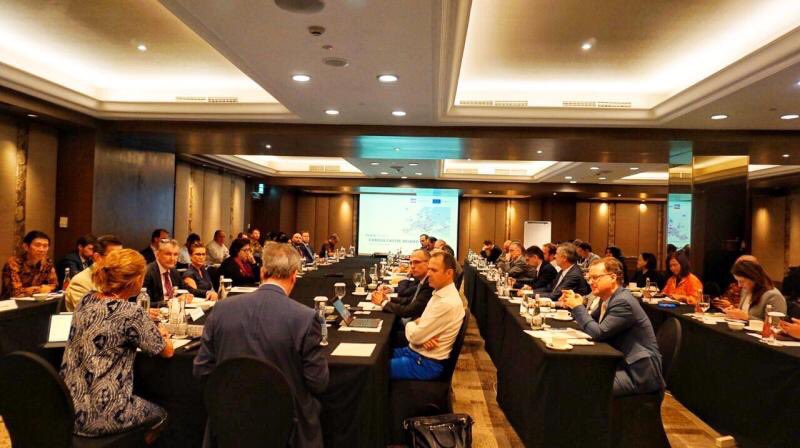 EuroCham_INDO's tweet photo. Last Monday, EuroCham together with @uni_eropa had the pleasure of hosting the Extraordinary Consultative Board Meeting, to provide an insightful discussion among the Executive Board of EuroCham, representative of EU Member States, and EuroCham Working Group leaders. https://t.co/EBT0S6HF5f