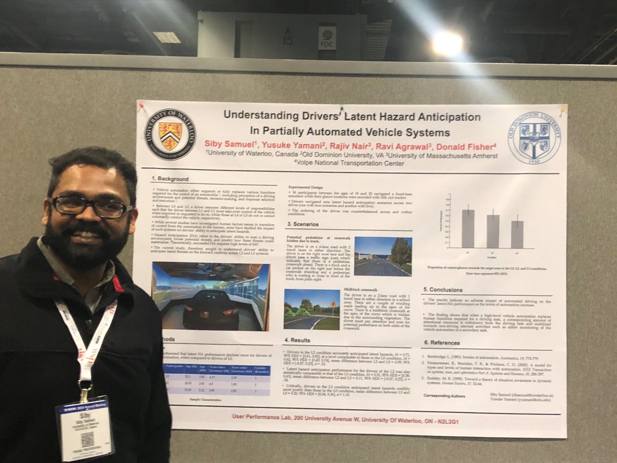 TracyZafian's tweet photo. Great to see so much @UMassHPL driving sim research being presented at #TRBAM2020. @theganeshpai @Yalda83 @yusukeyamani , Siby Samuel, Krishna Valluru , Rajiv Nair, Ravi Agrawal.  @UMassAmherst  @NASEMTRB #AND10 https://t.co/qFBkcLQmEb
