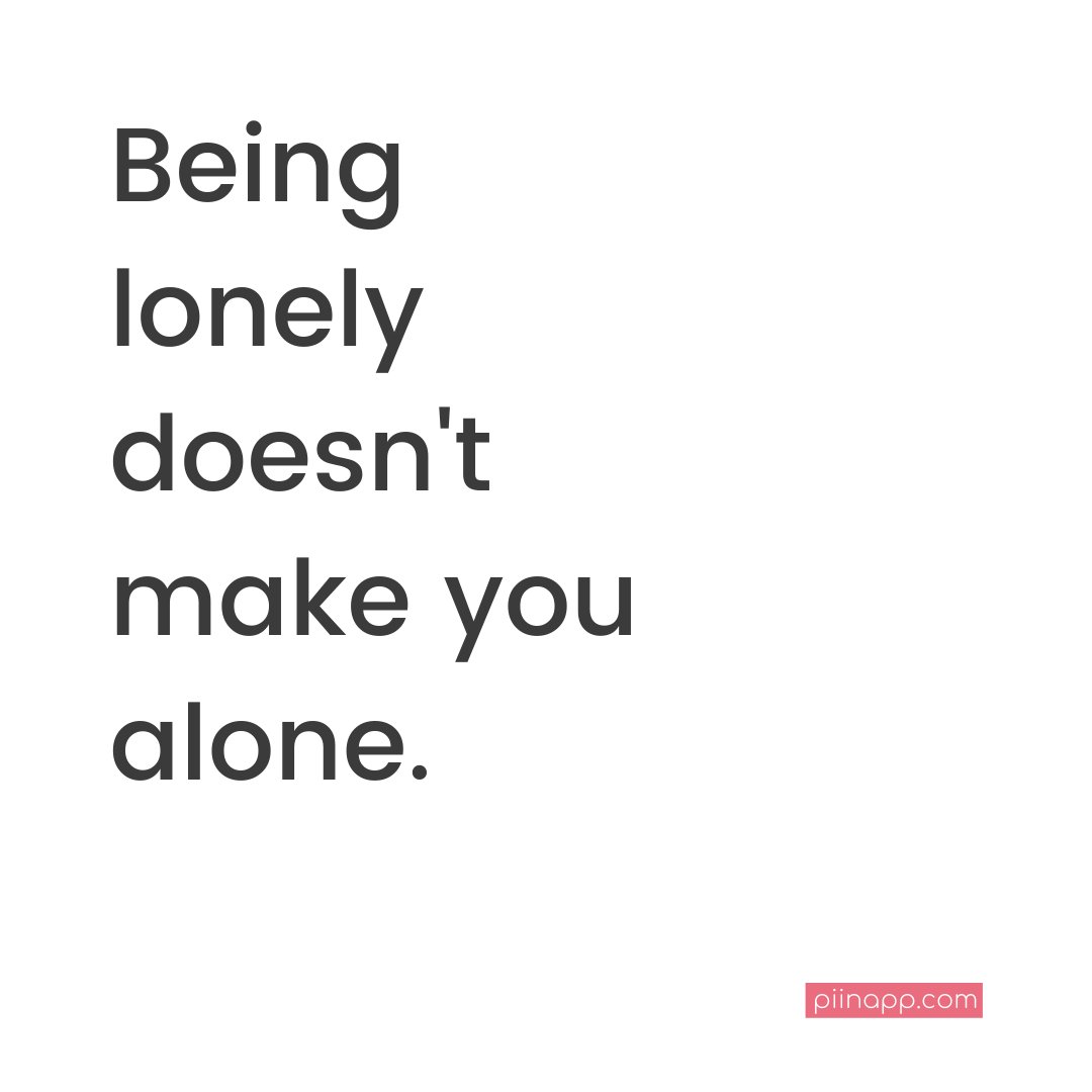 It's ok to feel lonely! ⁠
⁠
#piinapp #findnewfriends #lonely #loneliness #meetnewpeople #meetIRL