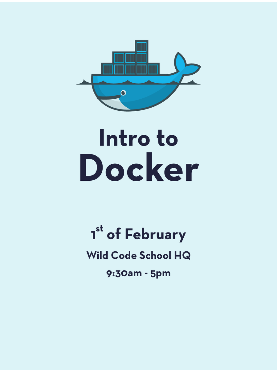 JSLeague_ro's tweet photo. Howdy everyone!๐
Have you heard the news? Weโre back with an AWESOME (and lengthy) workshop!
Our first 2020โs workshop is โฆ. ๐ฅ๐ฅ๐ฅ Intro to Docker Workshop!
๐https://t.co/kO0LmSUHbG
#docker #jsleague #javascript #jsworlddomination #javascriptislife #dockeriscool https://t.co/YGAKOLNu6Q