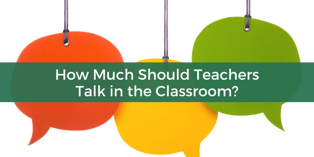 learnwithSAP's tweet photo. Do students have a robust role in discussing what they're learning? Or are they mostly answering procedural or factual questions? This article from EdWeek gets to the bottom of how much teacher talk is too much! https://t.co/vb0Rt4muAh  #coreadvocates #mtbos #elachat https://t.co/U2AzCKHvWI