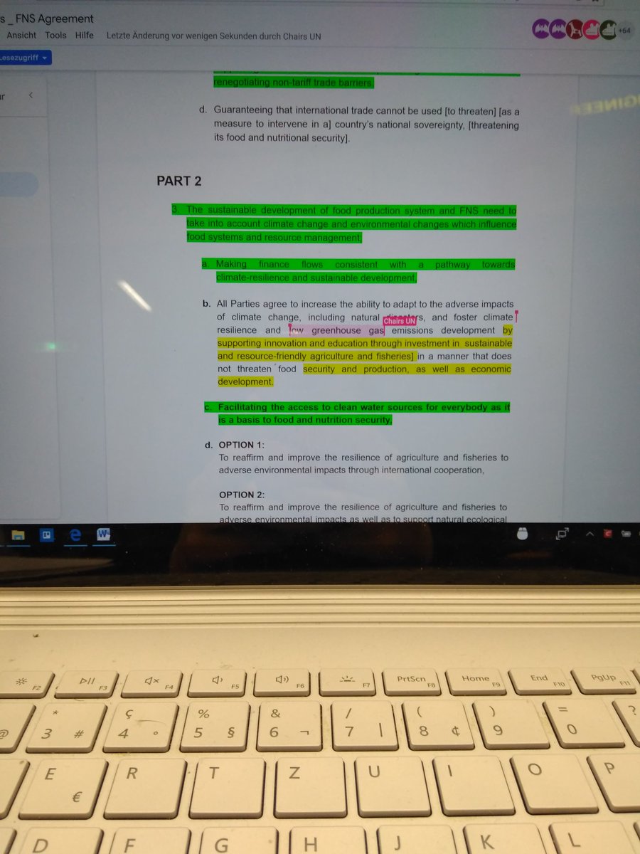 Words are important when drafting a resolution. Multilateral negotiations help find a solution to global challenges. We are committed to reach a #FNS agreement #negot2020 #SDG2 #ZeroHunger
