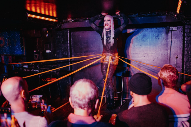 davidastuart's tweet photo. What an utter privilege.
What sheer delight.
Chemsex Cabaret at The Glory brought together the best mash up of activism/community &amp; Queer performance I've seen; thank you @luxxxer &amp; all the performers; for raising the money, raising awareness, raising the bar, raising my brow. https://t.co/jtrF3TNsZC
