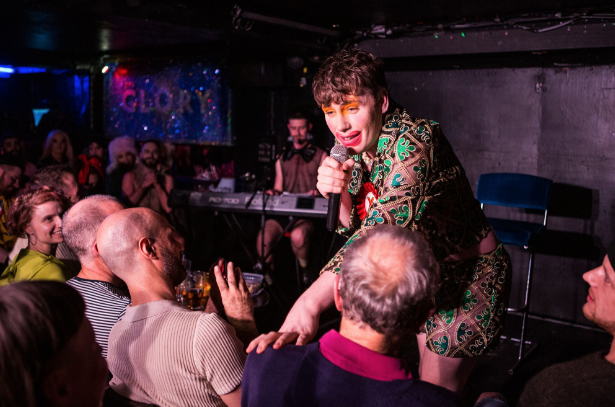 davidastuart's tweet photo. What an utter privilege.
What sheer delight.
Chemsex Cabaret at The Glory brought together the best mash up of activism/community &amp; Queer performance I've seen; thank you @luxxxer &amp; all the performers; for raising the money, raising awareness, raising the bar, raising my brow. https://t.co/jtrF3TNsZC