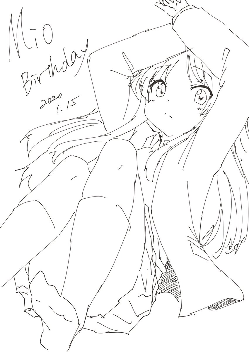 もうちょいですが、今日は澪誕です!
おめでたい(`・ω・')!!

澪ちゃんに見えんかったらごめんね!!
 #秋山澪生誕祭2020 