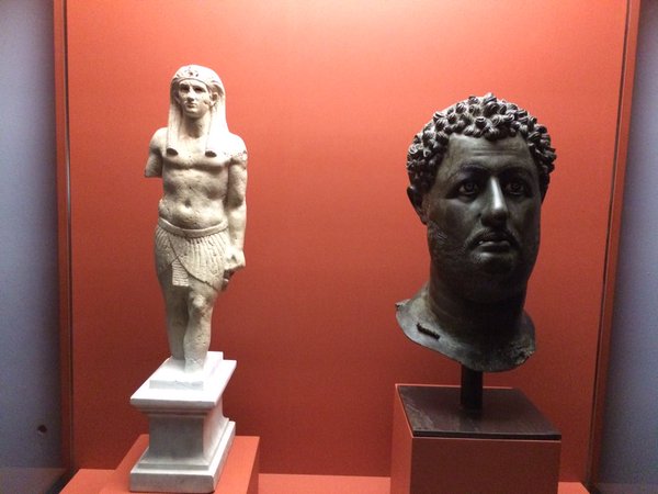 antinousgaygod's tweet photo. #Antinous is in Southern California as part of #Goddio's "Egypt's Lost Cities" exhibition for a limited time at the @Reagan_Library only until 12 April 2020. Watch this video tour. You can see #Antinoos at 0:50 seconds: https://t.co/oKkckc7gdO https://t.co/38qccZ2EWG