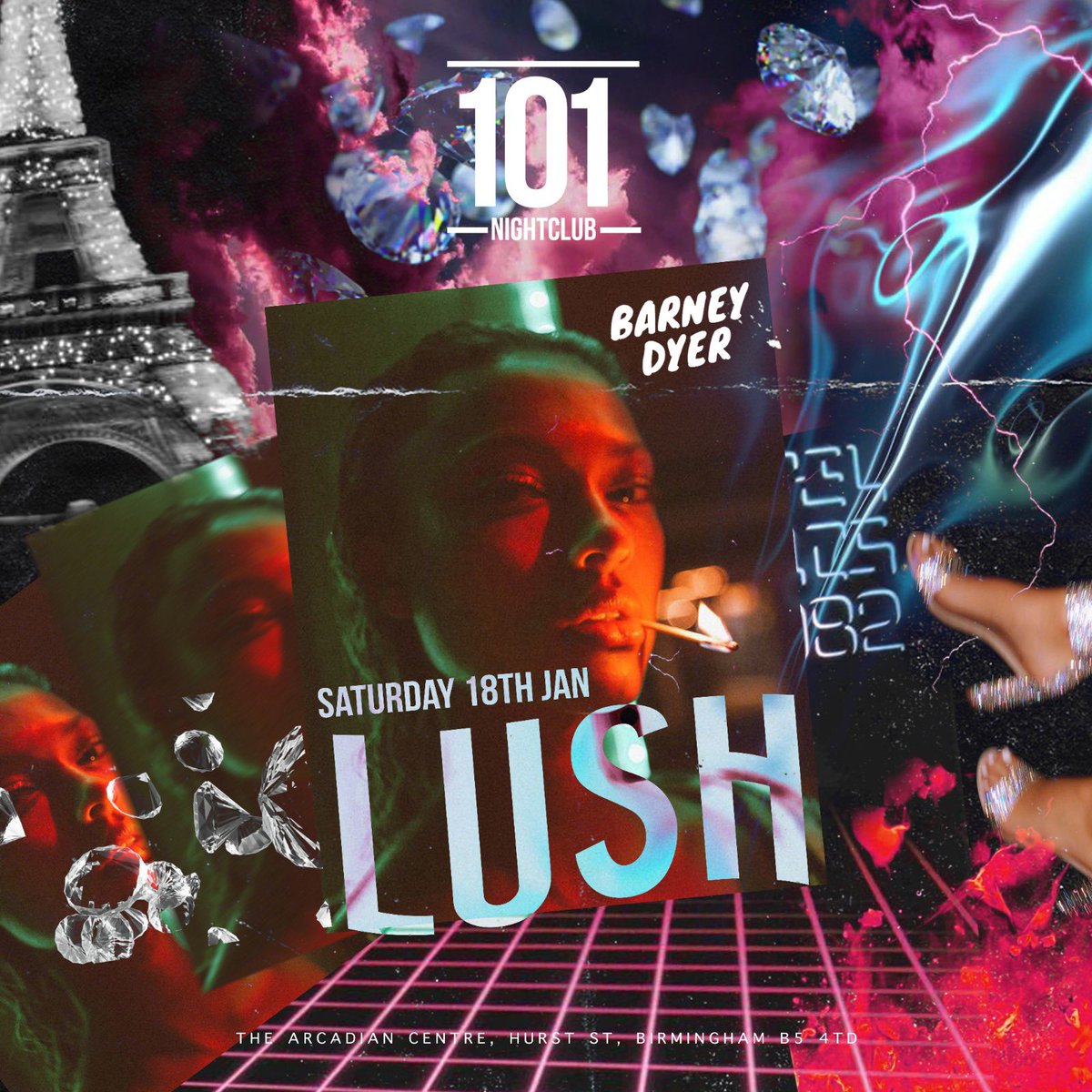 THIS SAT.

LUSH Nightlife is back at <a href="/101Nightclub/">101 N I G H T C L U B</a> for their first event of 2020!🚀

Resident DJs:
- <a href="/djbarneydyer/">Barney Dyer</a>
- <a href="/DJFIFTY50_/">DJFIFTY50_</a> 
🔥

We’re expecting another sell out so DM table enquires and send names for guest list ASAP.