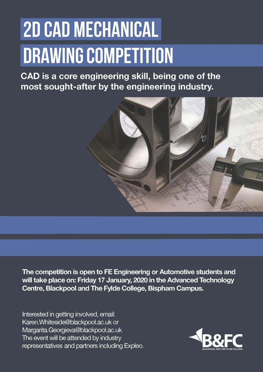 bfcengineering's tweet image. Exciting competition this Friday #CAD #CADskills