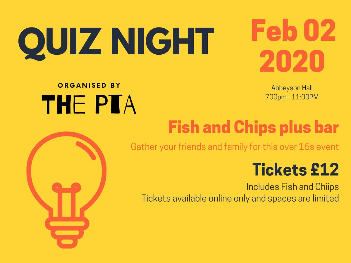 StayConnEvents's tweet image. Is your #PTA organising a #quiz night? Feel free to edit and use poster templates in our resource centre 😃 ptahub.tickettailor.com/pta-access