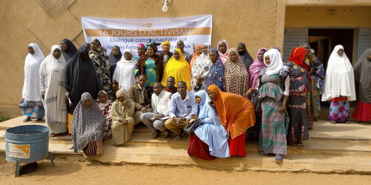 OFevvf's tweet photo. 16 JOURS D’ACTIVISME 2019
DIALOGUES COMMUNAUTAIRES 
Thème : Lutte contre les violences faites aux femmes et aux filles
Régions d’intervention Spotlight initiative :
Région de Zinder
Région de Tahoua
Région de Maradi
Région de Tillabéry https://t.co/9t0A4AsmiB