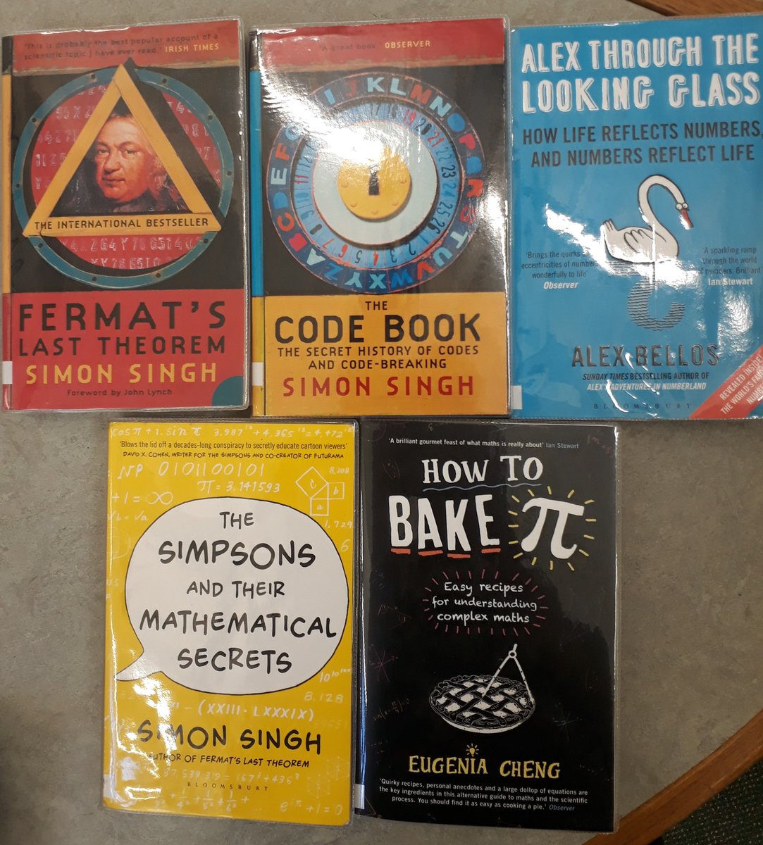 These are some of my favourite Maths books currently found in the school library - keep on reading! <a href="/SSLibrary_NHS/">Library at Nottingham High School</a> @NottsHigh #DEAR