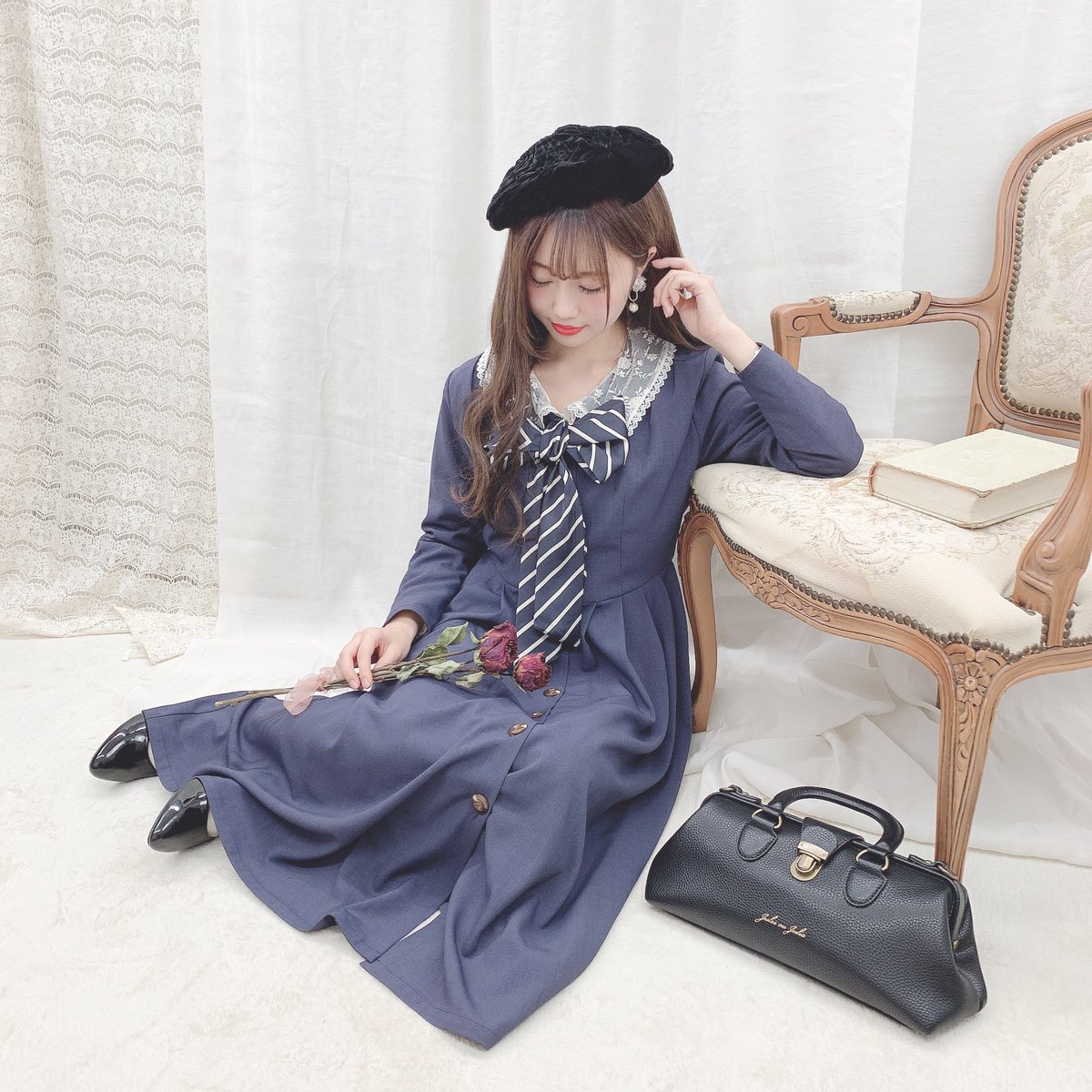 F I N T Official フィント公式 U Tvitteri Recommend Onepiece ストライプスカーフ付き ワンピース An3 Limited ストライプスカーフが目を惹く ヴィンテージムード満点のワンピース 特別な日のお食事にも こちらからチェック T Co Knsvdkztpa