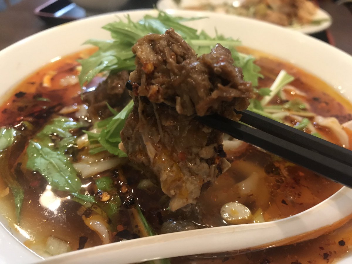 #牛肉
#ピリ辛
#刀削麺