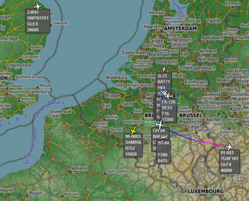 Gerjon_'s tweet photo. Appearing on radar only 10 minutes after Turkish Air Force 91-003 (#TUAF101) is C-32A 99-0003, American Special Air Mission flight #SAM956 that arrived late on the 12th.
I'm confident those are related. #Iran/#Iraq/#Libya talks? https://t.co/2Kogd9XLrt