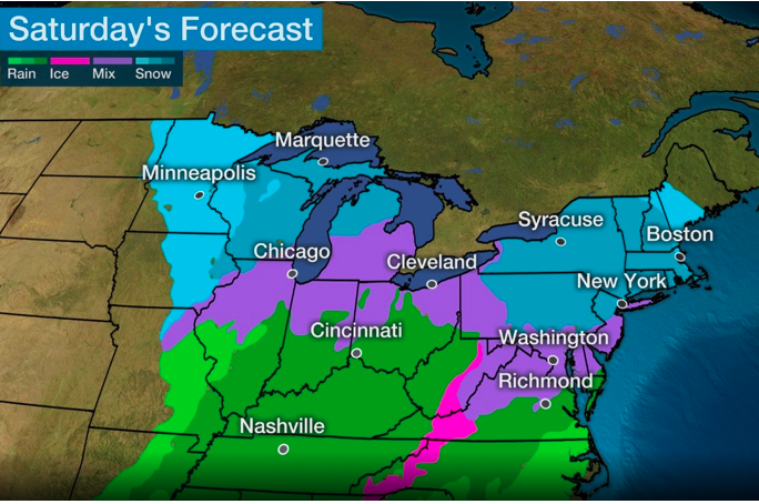 BAirProducts's tweet photo. A #winter #storm moving into the #WestCoast today could snarl travel as it tracks through the #Midwest and #Northeast with snow, ice and rain into this weekend.
#USweather https://t.co/SXzZpMMX3e
