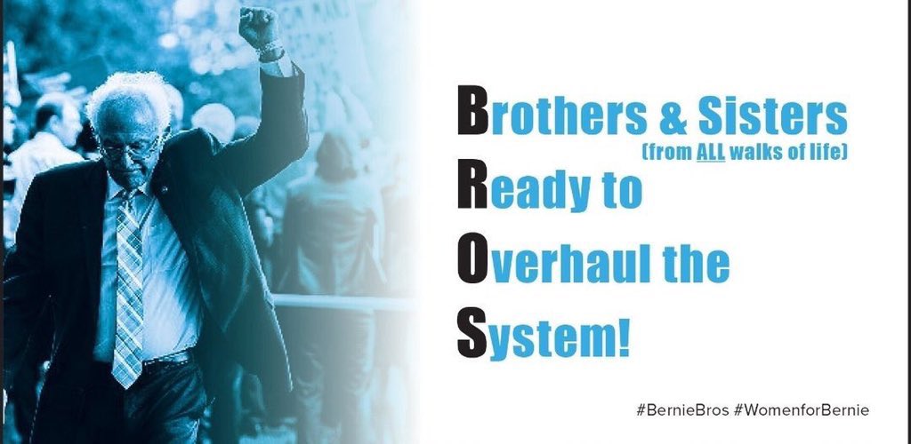 Rae_in_SA's tweet photo. @BenjaminPDixon I am a proud #BernieBro. I wear the name like a badge of honor. #WomenForBernie #Latinos4Bernie #ITrustBernie #Bernie2020 #NotMeUS https://t.co/nNXcmeYsHQ