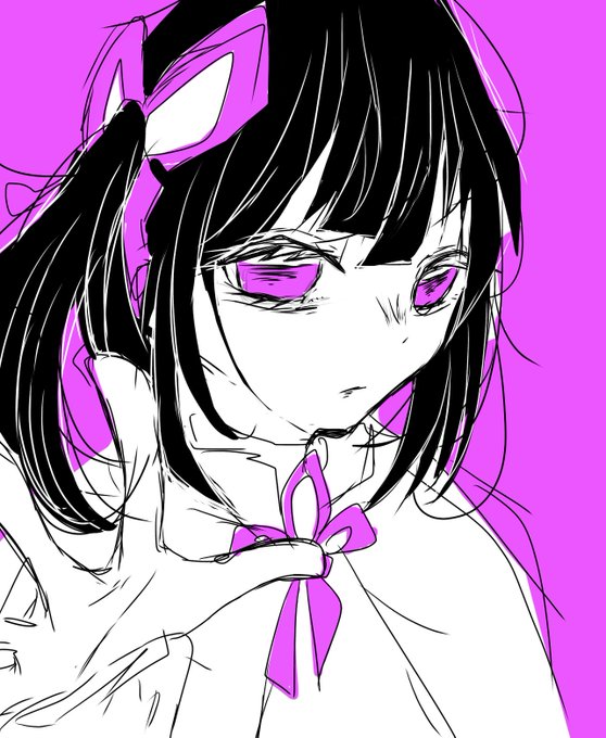 れいむっちさんがTwitterに投稿した栗花落カナヲ(鬼滅の刃)のイラスト。