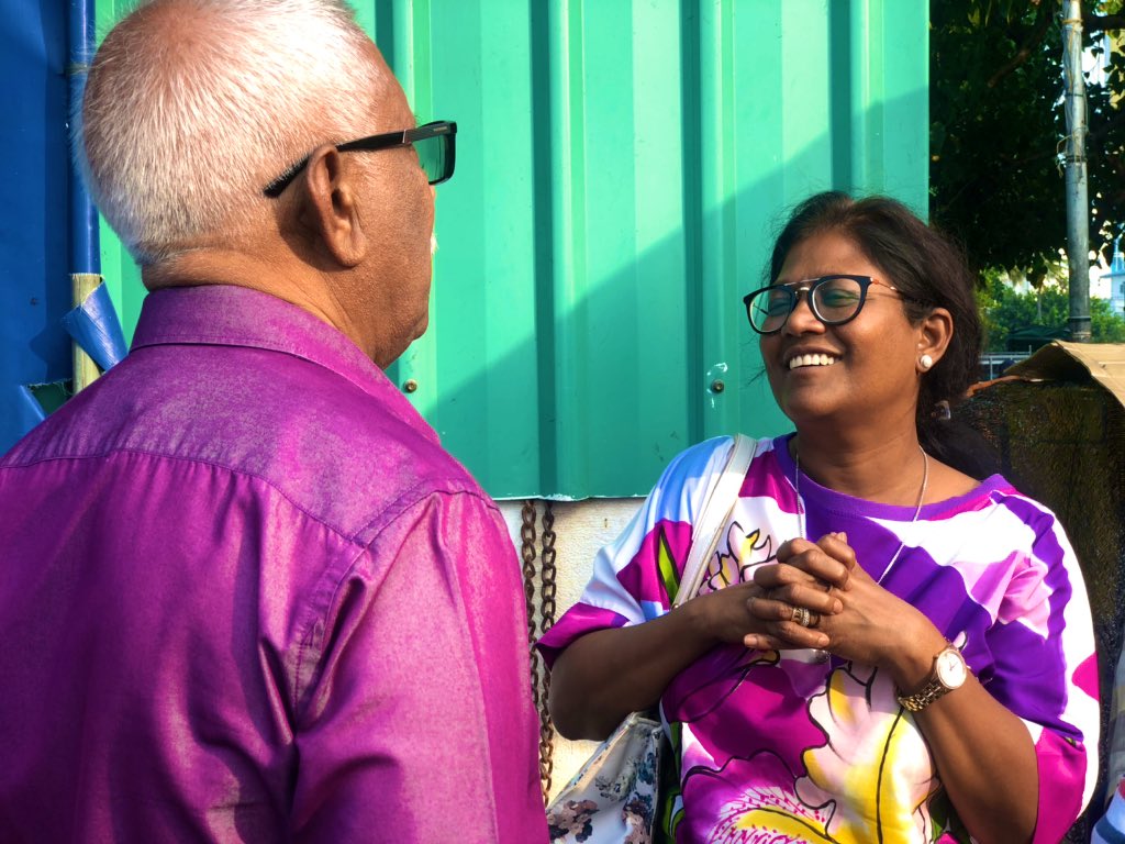 MayorShifa's tweet photo. Visited the market area today. #ShifaForMayor #MDPPrimary #MaleAhShifa https://t.co/WzI6XjfgVC