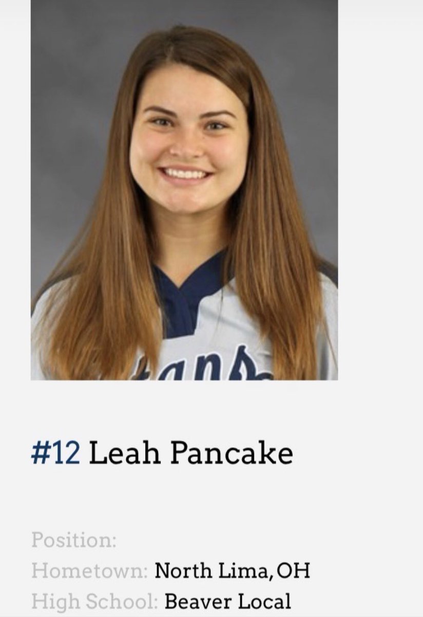Good Luck on your Freshman Season <a href="/leahpancake21/">leah pancake</a> 🥎 Make us Proud!!!