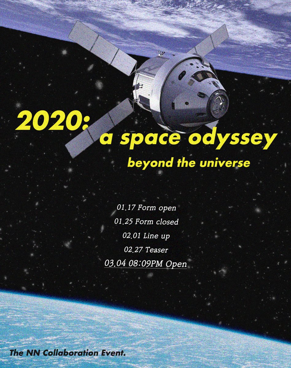 NNspaceodyssey's tweet photo. ２０２０ ： Ａ  ＳＰＡＣＥ  ＯＤＹＳＳＥＹ
                   ʙᴇʏᴏɴᴅ ᴛʜᴇ ᴜɴɪᴠᴇʀsᴇ

                           𝐬𝐜𝐡𝐞𝐝𝐮𝐥𝐞 https://t.co/3UoJJeBECh