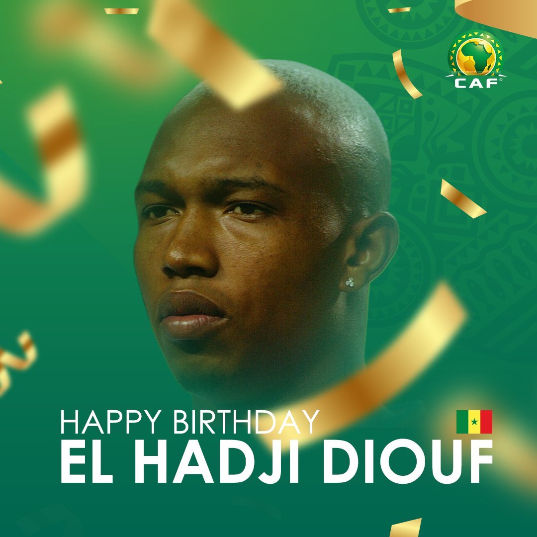 El Hadji Diouf turns 39 today! 
Happy birthday, legend. 