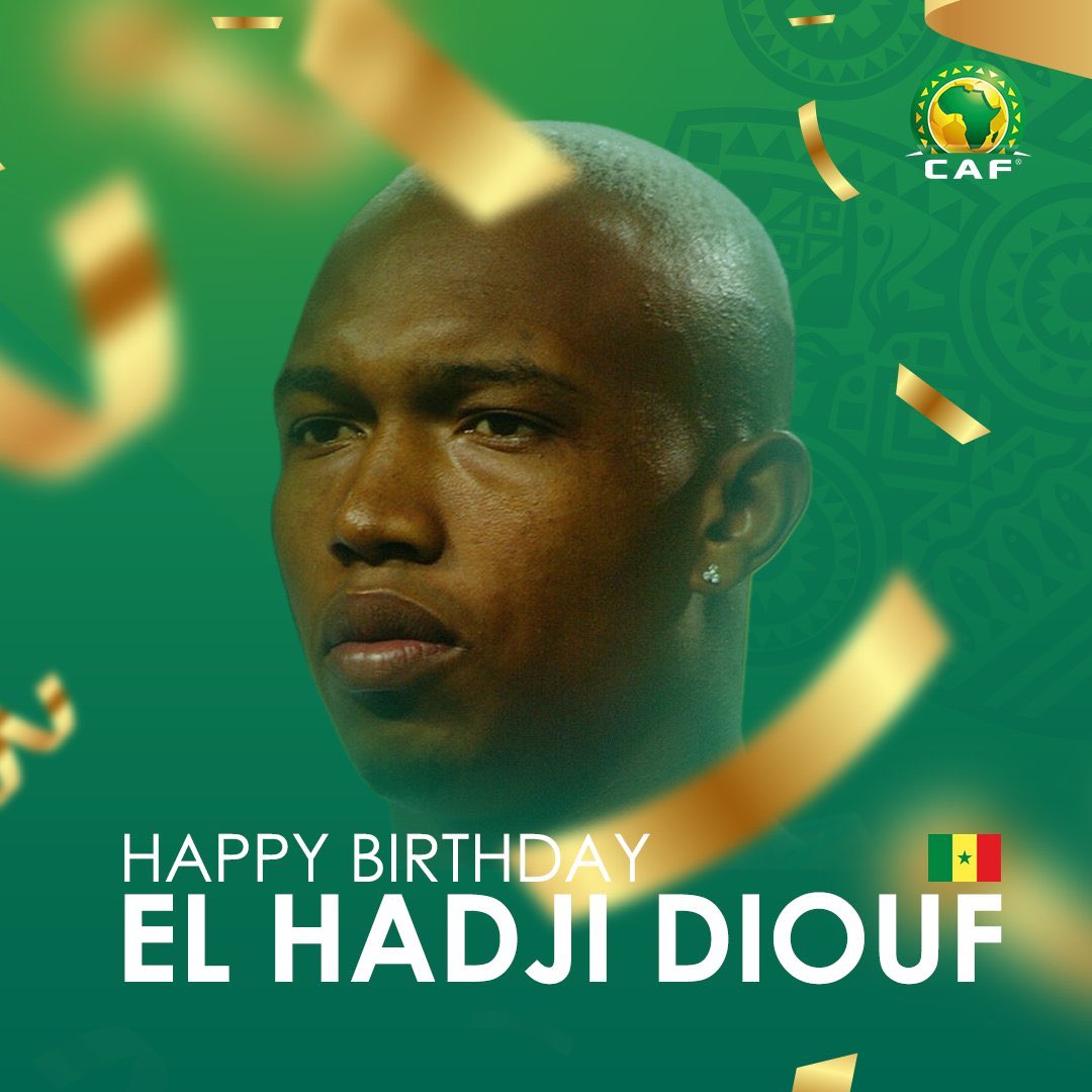 El Hadji Diouf turns 39 today! 
Happy birthday, legend. 
