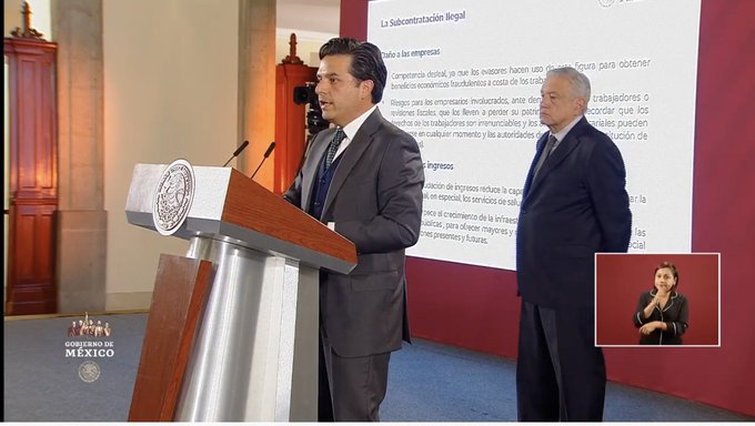 Cerca de 5 millones de trabajadores están subcontratados ilegalmente, asegura Alcalde - EOUyFsRVAAAonGx?format=jpg&name=small