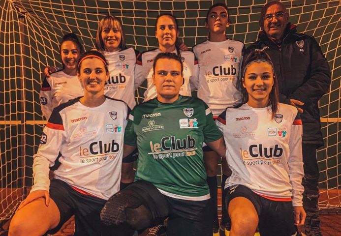 BPFC24's tweet photo. 💙❤️ #FémininesBPFC #Futsal : Les filles se sont qualifiées pour la finale face à @TrelissacFC (qui aura lieu dimanche 16h00 à #Tocane ) en battant #Sarlat 19 à 3 ! Bravo 👏👏👏👏 https://t.co/N228DCCVIB