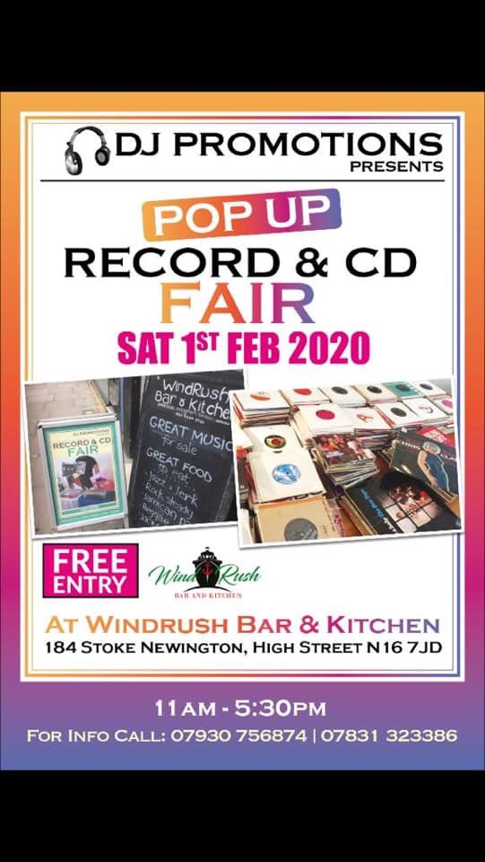 WindrushBar's tweet image. The Record and CD fair returns @ WB&amp;amp;K on Sat 1st Feb from 11am - 5pm. FREE entry. There’s something for everyone... rock steady...rare groove... reggae... soul classic and much, much more. 
#records 
#RecordsandCDs
#CDs
#preloved #WindrushBarandkitchen