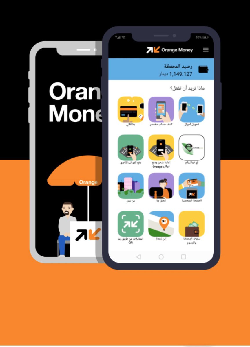 Hurry up &amp; open your wallet in only 5 minutes at any <a href="/orangeJo/">Orange Jordan</a> shops, and you will be able to transfer money, shop on the internet, refill your lines, pay your bills and many other things. #OrangeMoney