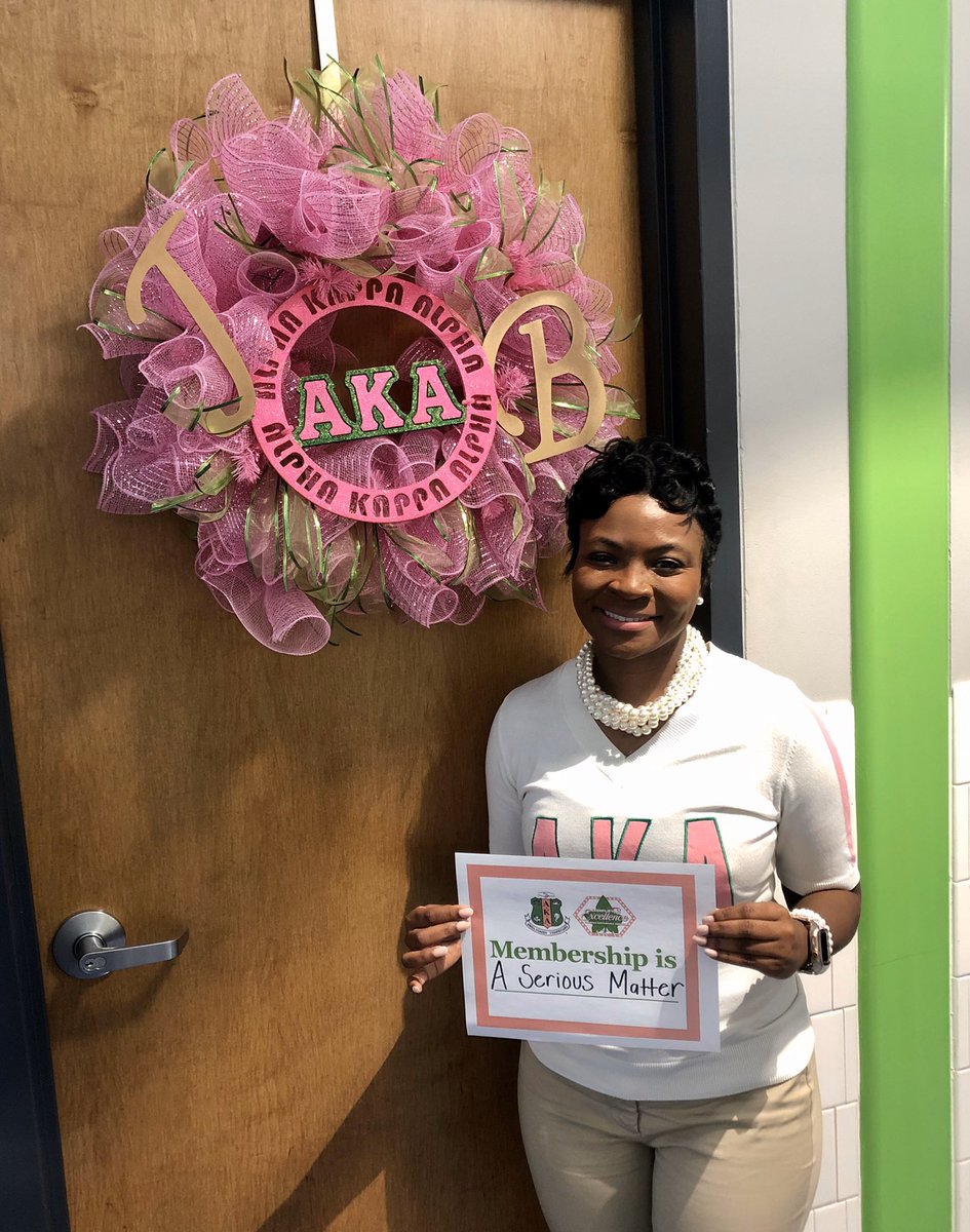 JuandaBryant's tweet photo. Being an โAlpha Womanโ means leadership, dignity, honor, respect, and most of all...โservice to all mankind.โ Membership is โA Serious Matter.โ ๐๐ #ETO #Fall2019 #MembershipIs #AKA1908 https://t.co/afgug4D3Md