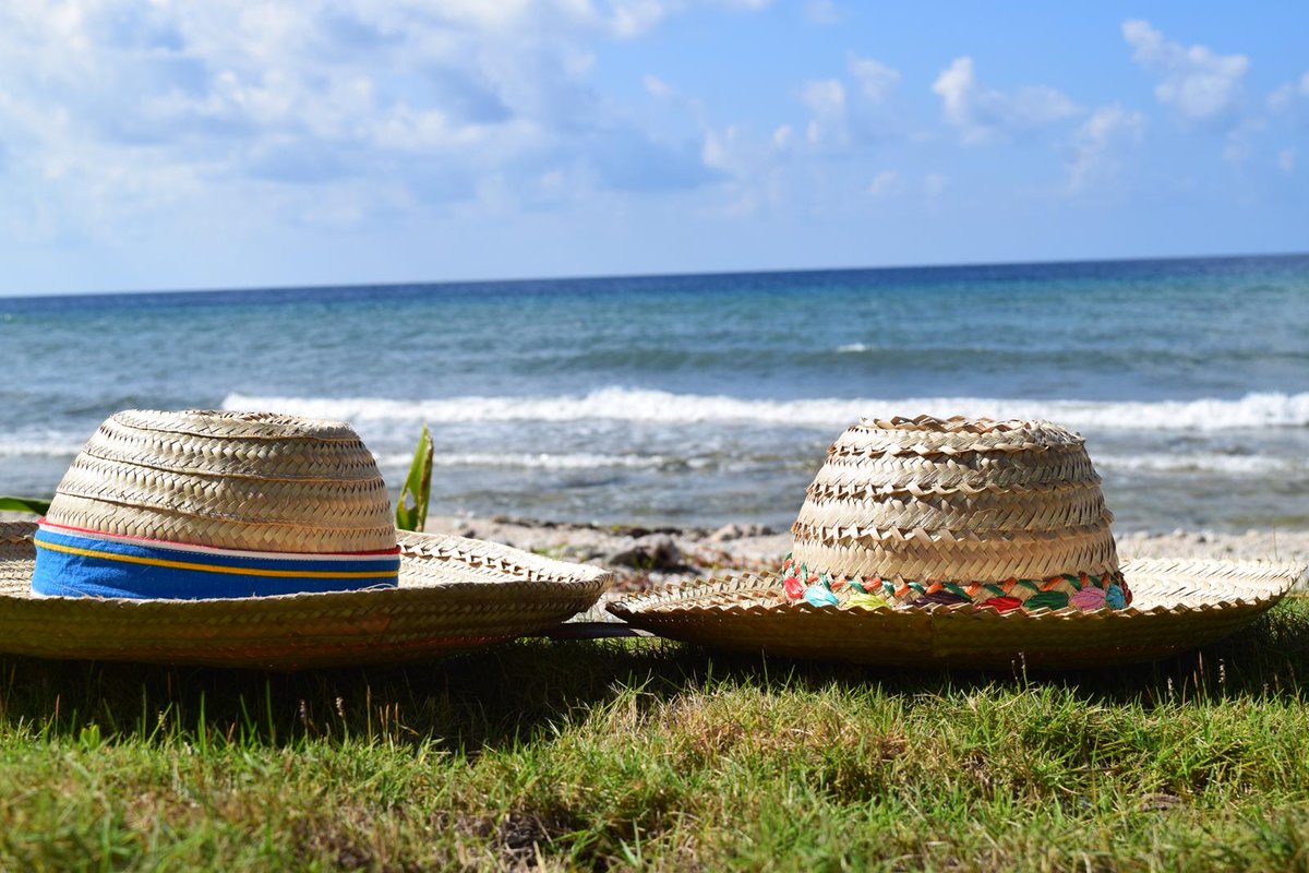 cbheritagehouse's tweet photo. It's #nationalhatday! Here are two hats that we are currently selling in our souvenir corner. Made from the national tree of the Cayman Islands, these handmade silver thatch hats are practical, useful and beautiful works of art. #hats #silverthatch #caymanislands #artwork https://t.co/Uyrj1DxqpP