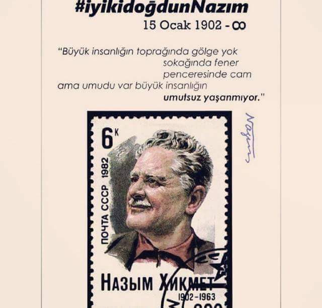 gunescntn's tweet photo. #NazimHikmetRan #nazım118yasında https://t.co/tQ3swO5Wbn