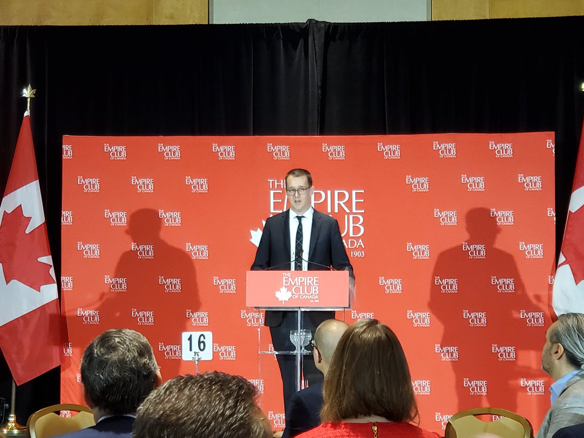 Great to be at the <a href="/Empire_Club/">The Empire Club</a> this afternoon hearing Minister <a href="/MonteMcNaughton/">Monte McNaughton</a> speak about breaking the stigma around the skilled trades. #onpoli

OHBA members are ready to hire new apprentices &amp; support careers in construction.