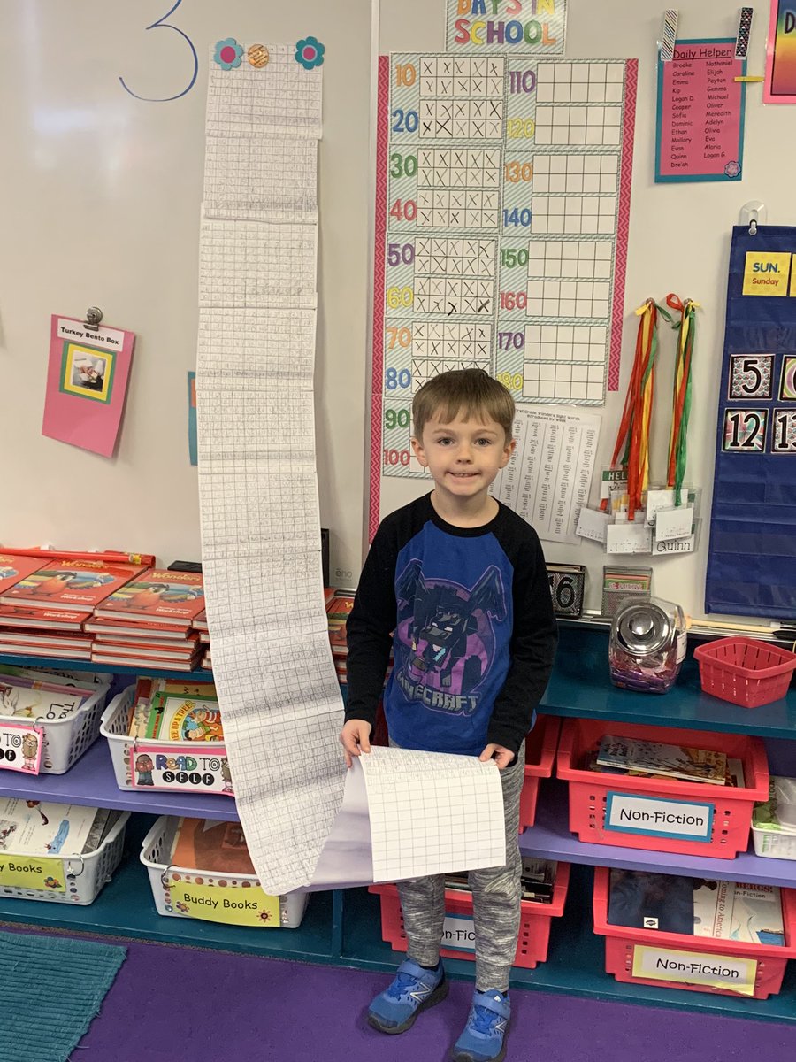 Future mathematician!  Has written his numbers to 1,422... so far. #NCClearmount #VikingProud <a href="/nccsvikings/">North Canton City Schools</a>