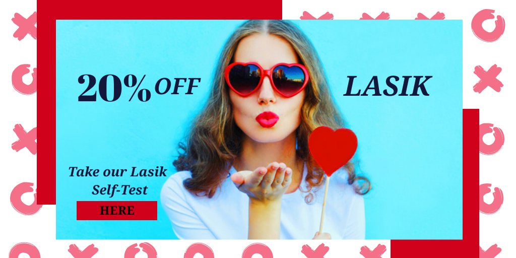 #Atlanta's preferred #EyeCare providers for 30+ years -
Offer extended through 3/31 #2020in2020 #LoveYourEyes #ValentinesDay #ValentinesGift #Lasik #SpecialOffer