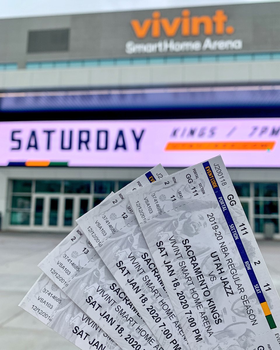 deltacenter's tweet image. GIVEAWAY: Win 4 tickets to the @utahjazz vs @SacramentoKings game at #VivintArena on Saturday, January 18th and $80 for dinner at Cubby's in the arena!
To enter:
1️⃣Follow @vivintarena 
2️⃣RT
3️⃣Tag a friend
*Winner will be DM’d 1/17 at 11am