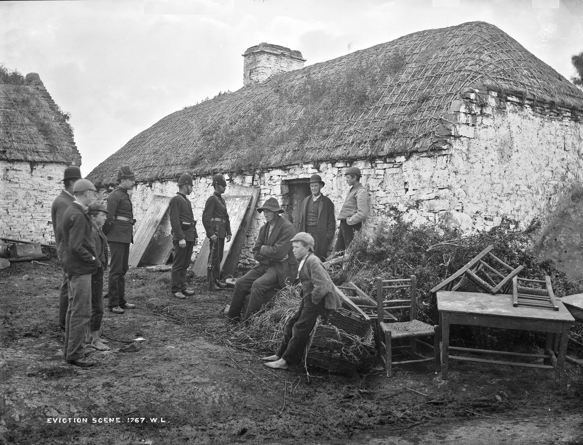 #Eviction at Moyasta, Count Clare in the late 19th Century theirishpotatofamine.com