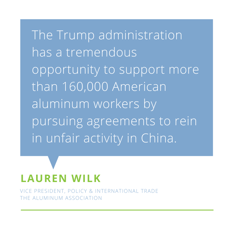 AluminumNews's tweet photo. Today's signing is an important first step toward a more balanced trading relationship between the U.S. and China. In the next phase, we urge negotiators to focus on addressing the unfairly subsidized overcapacity that is hurting U.S. aluminum producers. https://t.co/Z9nL4yaqoS https://t.co/zwrZnNj4nf