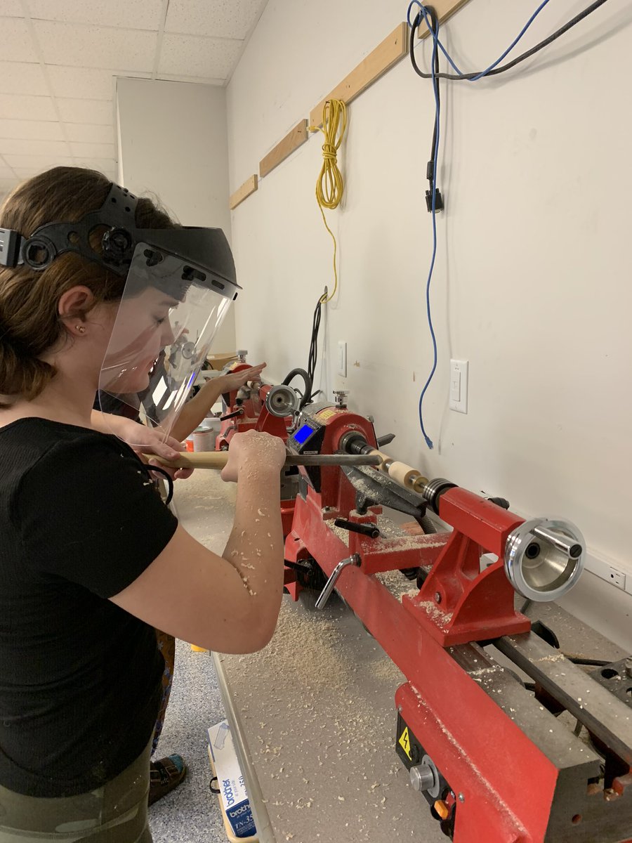 amandahough6's tweet photo. Lovin it #GirlsInSTEM #Mashpee Ss #Manufacturing Pens in #Intro2Engineering @mashpeetech @MMHS_Principal @Makerspaces_com https://t.co/EOxvQxPLEW